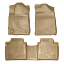 Husky Liners 07-11 Toyota Camry (All) WeatherBeater Combo Tan Floor Liners (One Piece for 2nd Row)-1