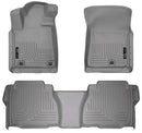Husky Liners 2012 Toyota Tundra Double/CrewMax Cab WeatherBeater Combo Gray Floor Liners-1