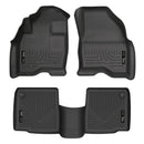 Husky Liners 11-12 Ford Explorer WeatherBeater Combo Black Floor Liners-1