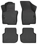 Husky Liners 2011 Volkswagen Jetta (Sedan) WeatherBeater Combo Black Floor Liners-1