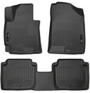 Husky Liners 2014-2016 Hyundai Elantra WeatherBeater Combo Black Floor Liners-1