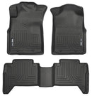 Husky Liners 05-13 Toyota Tacoma WeatherBeater Combo Black Floor Liners-1