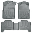 Husky Liners 05-13 Toyota Tacoma WeatherBeater Combo Grey Floor Liners-1
