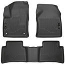 Husky Liners 2016 Toyota Prius Weatherbeater Black Front & 2nd Seat Floor Liners (Footwell Coverage)-1
