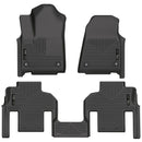 Husky Liners 2022 Jeep Wagoneer (2nd Row Bucket) Weatherbeater Black Front & 2nd Seat Floor Liners-1