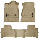 Husky Liners 2015 Chevy/GMC Tahoe/Yukon WeatherBeater Combo Tan Floor Liners-1