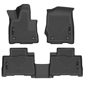 Husky Liners 20-21 Lincoln Aviator w 2nd Row Bench/Buckets Weatherbeater Front/2nd Seat Liners - BLK