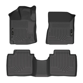Husky Liners 12-13 Toyota Venza WeatherBeater Black Front & 2nd Seat Floor Liners