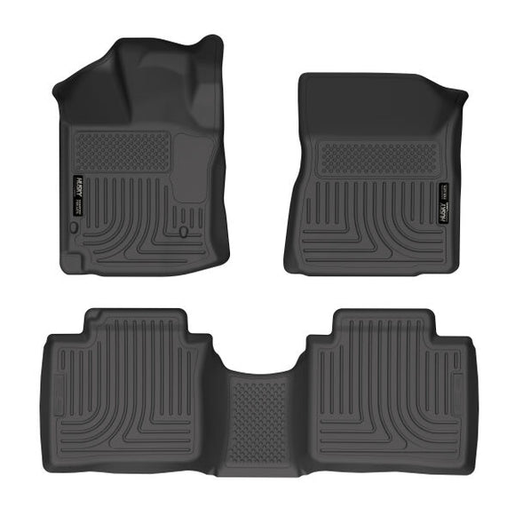 Husky Liners 12-13 Toyota Venza WeatherBeater Black Front & 2nd Seat Floor Liners
