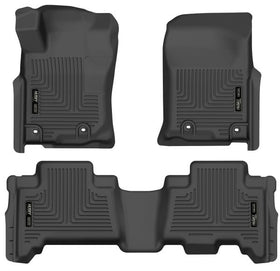 Husky Liners 2013 Toyota 4Runner WeatherBeater Black Front & 2nd Seat Floor Liners