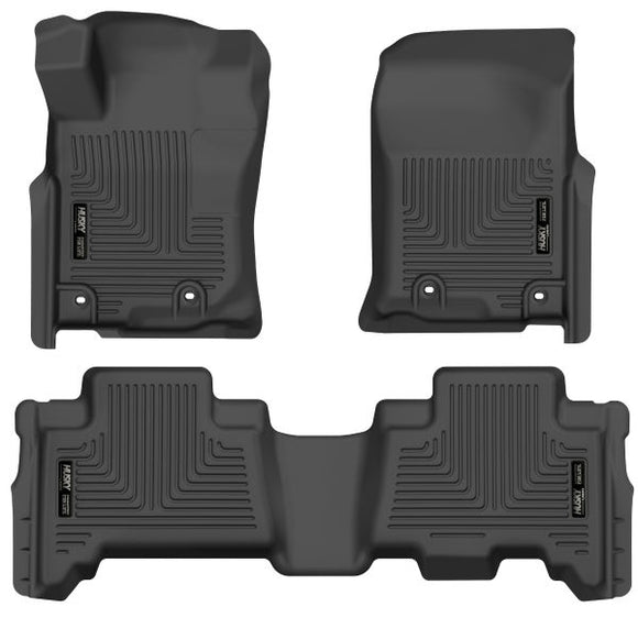 Husky Liners 2013 Toyota 4Runner WeatherBeater Black Front & 2nd Seat Floor Liners