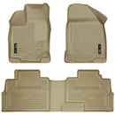 Husky Liners 07-13 Ford Edge / 07-13 Lincoln MKX Weatherbeater Tan Front & 2nd Seat Floor Liners-1