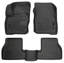 Husky Liners Weatherbeater 2016 Ford Focus RS Front & 2nd Seat Floor Liners - Black-1