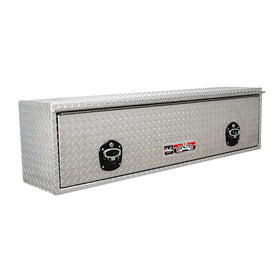 Westin/Brute HD Top Sider 13in x 72in w/flip up Door - Aluminum