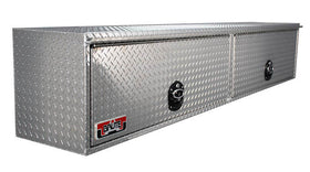 Westin/Brute HD Top Sider 13in x 88in w/flip up Doors - Aluminum