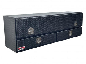 Westin/Brute High Cap 72in Stake Bed Contractor TopSider w/ Base Drawers - Textured Black