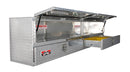 Westin/Brute High Cap 96in Stake Bed Contractor TopSider w/ Bottom Drawers - Aluminum-1