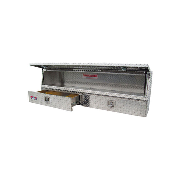 Westin/Brute Contractor TopSider 60in w/ Drawers & Doors - Aluminum