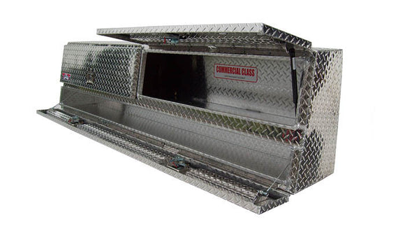 Westin/Brute Contractor TopSider 96in w/ Doors - Aluminum