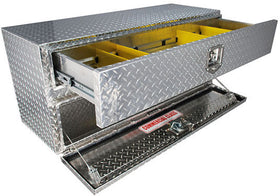 Westin/Brute UnderBody 36in x 20in w/ Top Drawer - Aluminum - 0