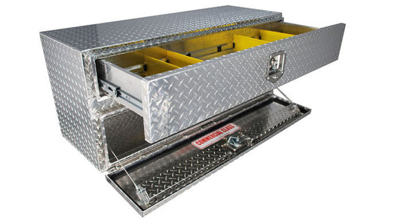 Westin/Brute UnderBody 48in x 20in w/ Top Drawer - Aluminum