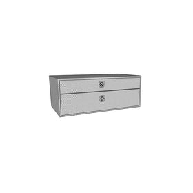 Westin/Brute UnderBody 48in x 20in w/ Top Drawer - Aluminum - 0