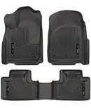 Husky Liners 11-13 Dodge Durango / 11-13 Jeep Grand Cherokee WeatherBeater Combo Black Floor Liners-1