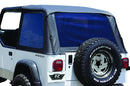 Rampage 1992-1995 Jeep Wrangler(YJ) Frameless Soft Top Kit - Black Diamond-2
