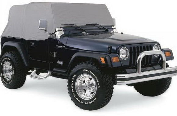 Rampage 1992-1995 Jeep Wrangler(YJ) Cab Cover With Door Flaps - Grey