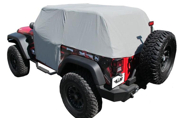 Rampage 2007-2018 Jeep Wrangler(JK) Cab Cover With Door Flaps - Grey