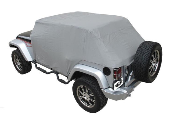 Rampage 2007-2018 Jeep Wrangler(JK) Unlimited Cab Cover With Door Flaps - Grey