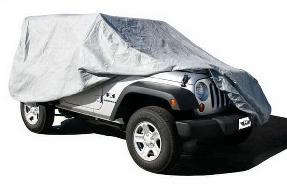 Rampage 2007-2018 Jeep Wrangler(JK) Unlimited Car Cover - Grey