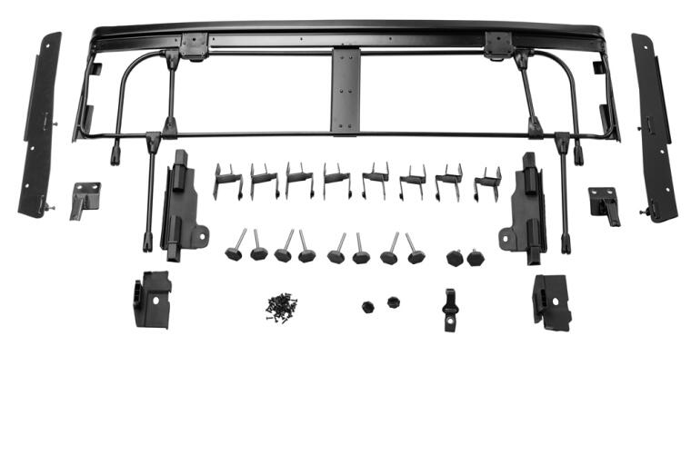 Rampage 20-22 Jeep Gladiator Trailview Fastback - Black Diamond - 0