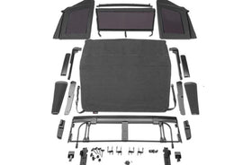 Rampage 2018-2022 Jeep Wrangler (JL) Frameless Trail Plus Top Kit - Black