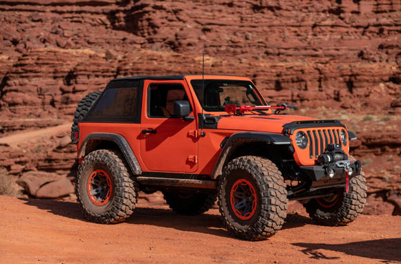 Rampage 2018-2022 Jeep Wrangler (JL) Frameless Trail Plus Top Kit - Black