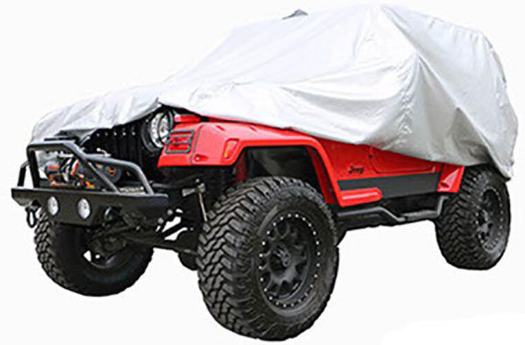 Rampage 1976-1983 Jeep CJ5 Car Cover 4 Layer - Grey