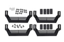 Rampage 1999-2019 Jeep Rock Rail Short Step Universal 4 Piece Set - Black-1