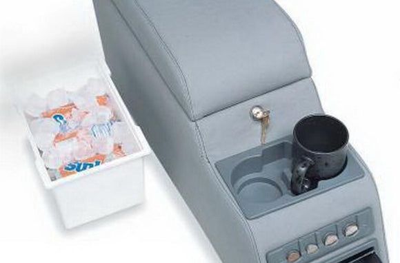 Rampage 1976-1983 Jeep CJ5 Locking Center Console - Grey