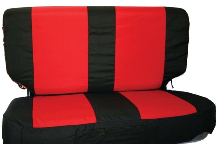 Rampage 1997-2002 Jeep Wrangler(TJ) Comfort Combo Seat Covers - Black/Grey