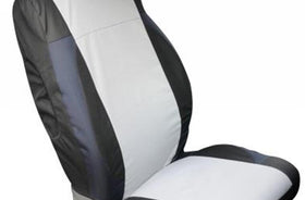 Rampage 2007-2018 Jeep Wrangler(JK) Custom Fit Seat Cover - Black/Grey