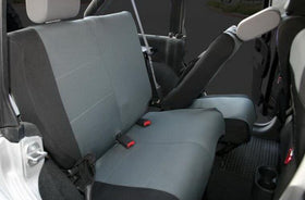Rampage 2007-2018 Jeep Wrangler(JK) Unlimited Custom Fit Seat Cover - Black/Grey