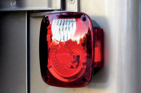 Rampage 1976-1983 Jeep CJ5 Taillight Conversion Kit - Brite - 0