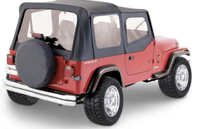 Rampage 1976-1983 Jeep CJ5 Complete Top - Black Denim