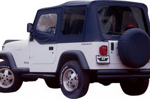 Rampage 1976-1983 Jeep CJ5 Complete Top - Black Denim