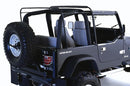 Rampage 1987-1995 Jeep Wrangler(YJ) Soft Top Hardware - Black-2