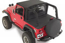 Rampage 1992-1995 Jeep Wrangler(YJ) Tonneau Cover - Black Denim-1
