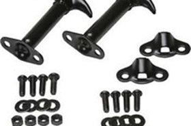 Rampage 1945-1949 Jeep CJ2A Hood Catch Kit - Black