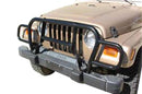Rampage 1987-1995 Jeep Wrangler(YJ) Headlight Euro Grill Guard - Black-1