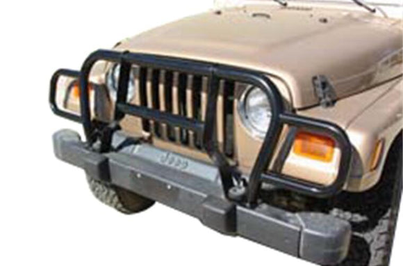 Rampage 1987-1995 Jeep Wrangler(YJ) Headlight Euro Grill Guard - Black