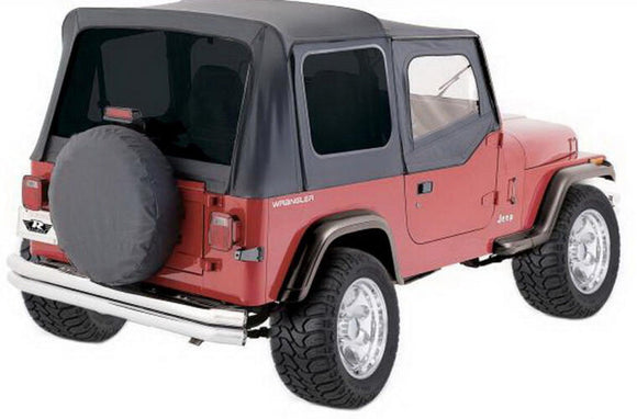 Rampage 1999-2019 Universal Tire Cover 30 Inch-32 Inch - Black Denim